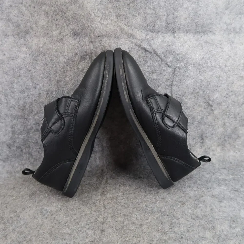 Wonder Nation Shoes Toddler Boys 11 Oxford Classic Black Easy On Strap Formal